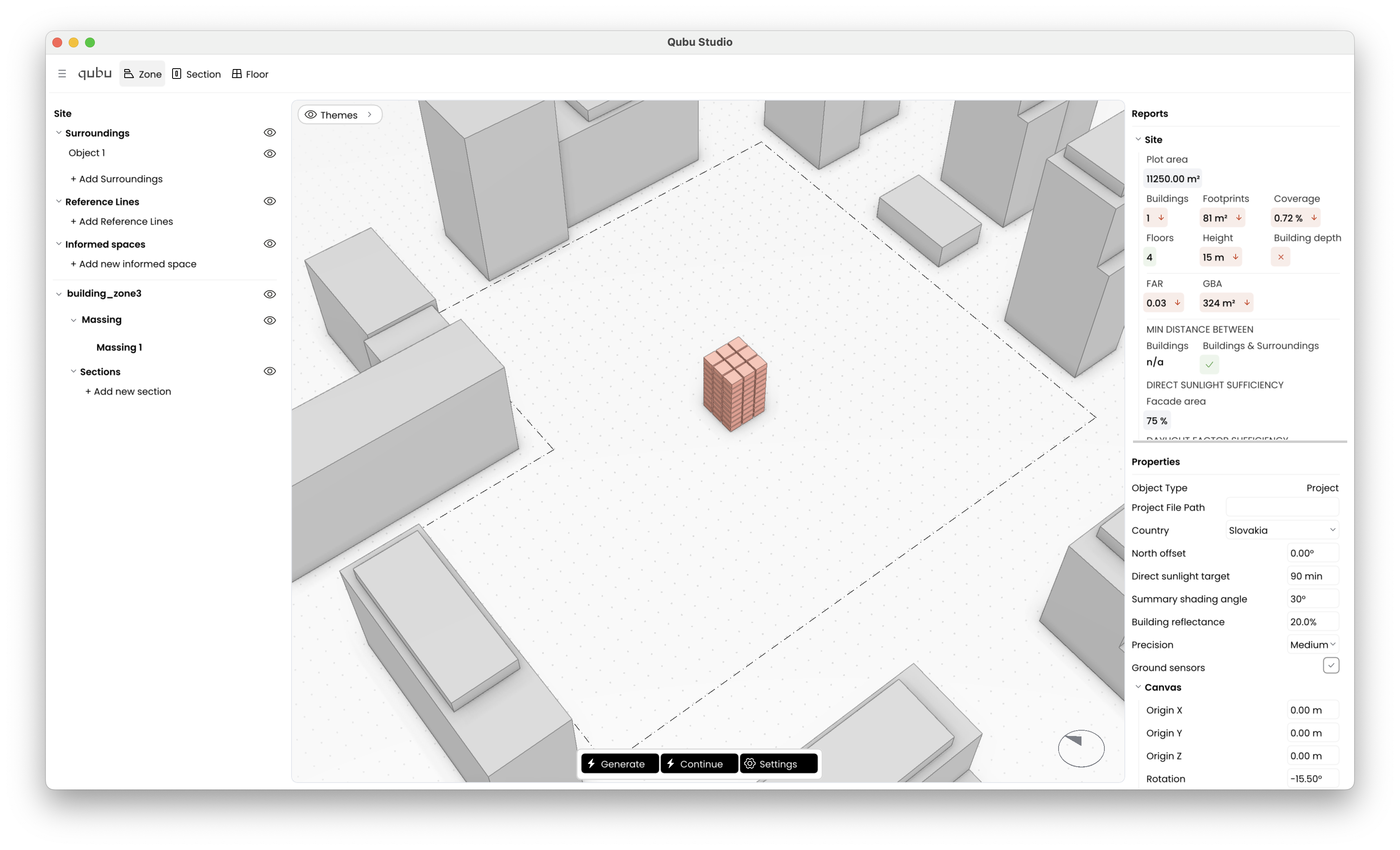 Compass and viewport in Studio